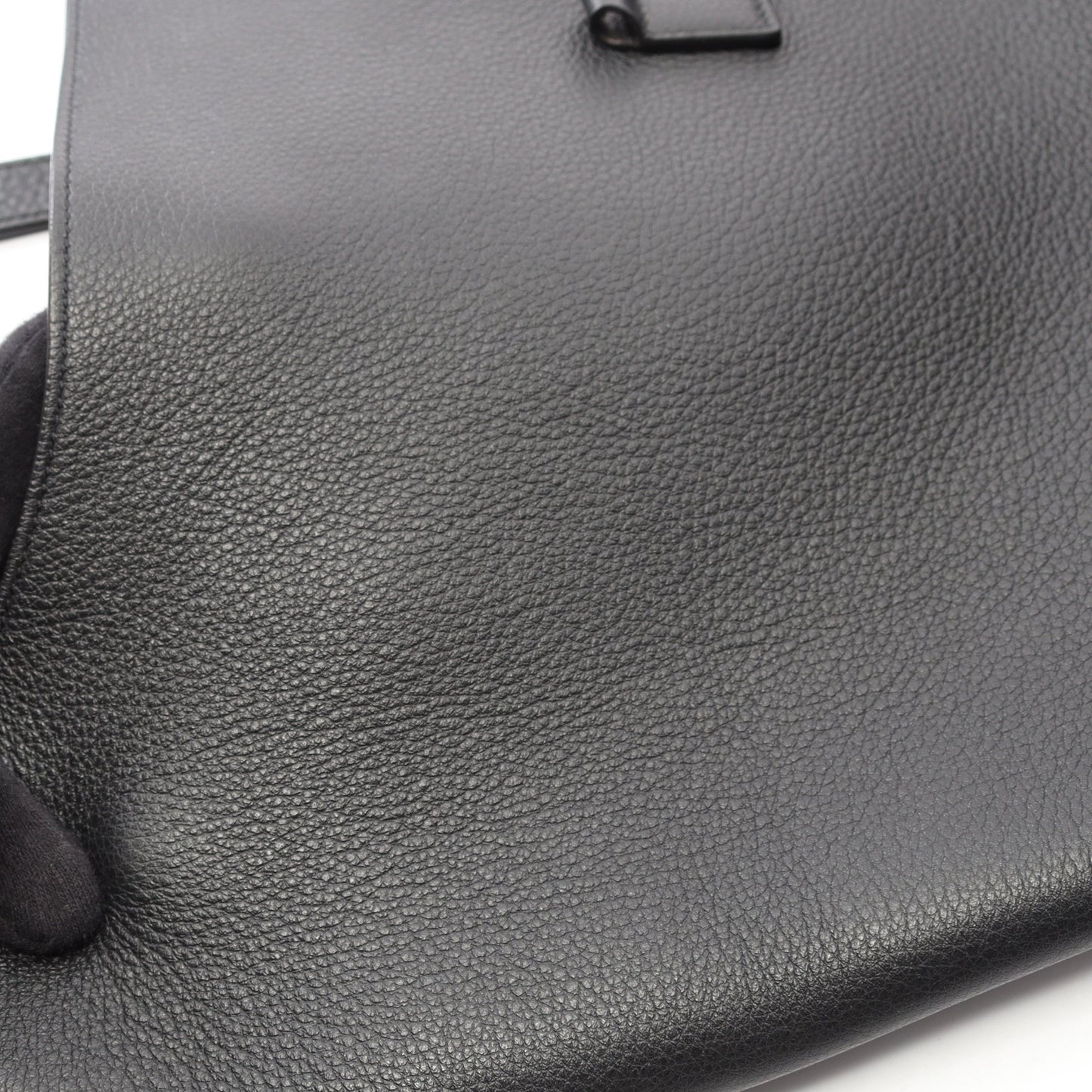 LE 5 A 7 ホーボーバッグ ワンショルダーバッグ レザー ブラック ポーチ付き サンローランパリ バッグ SAINT LAURENT PARIS