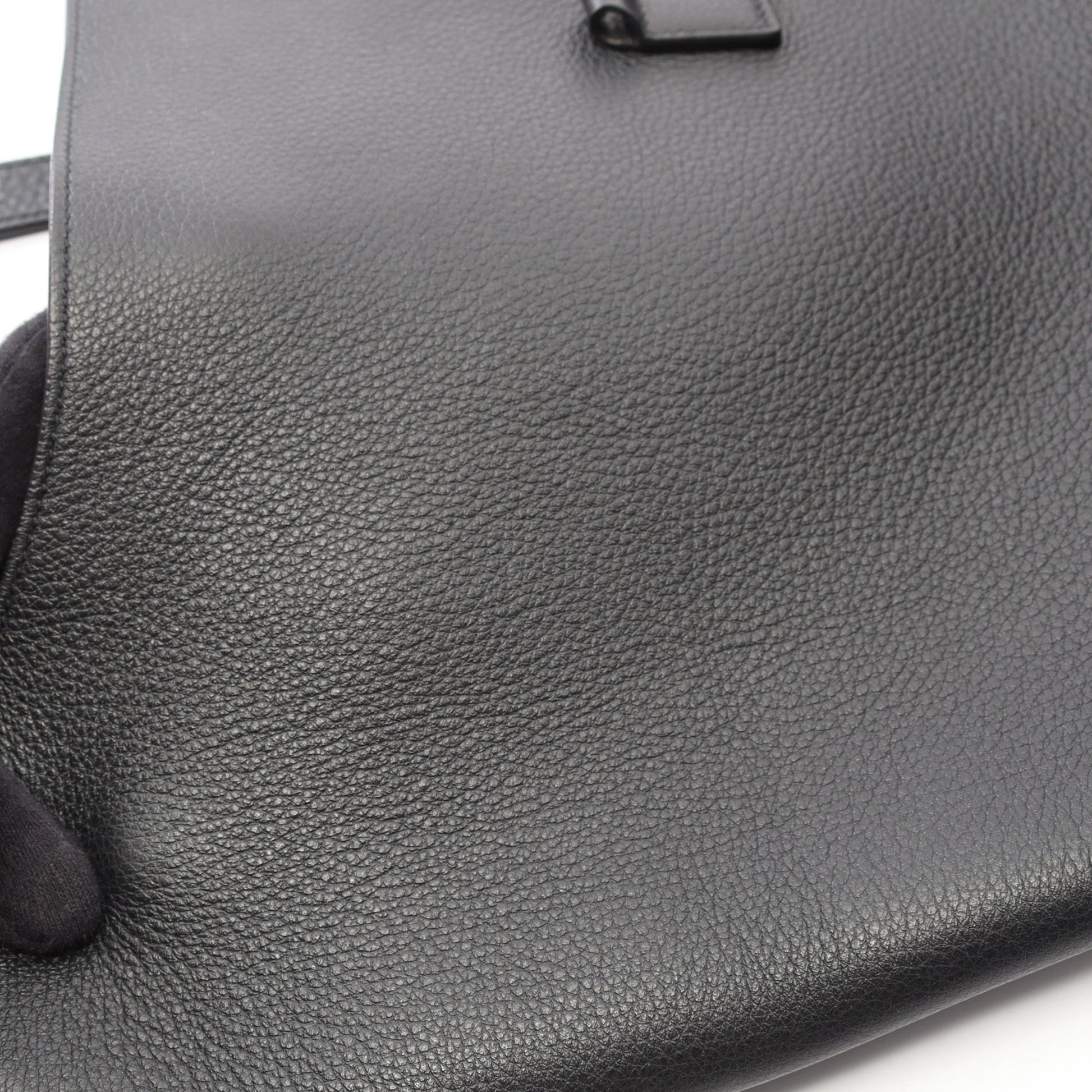 LE 5 A 7 ホーボーバッグ ワンショルダーバッグ レザー ブラック ポーチ付き サンローランパリ バッグ SAINT LAURENT PARIS