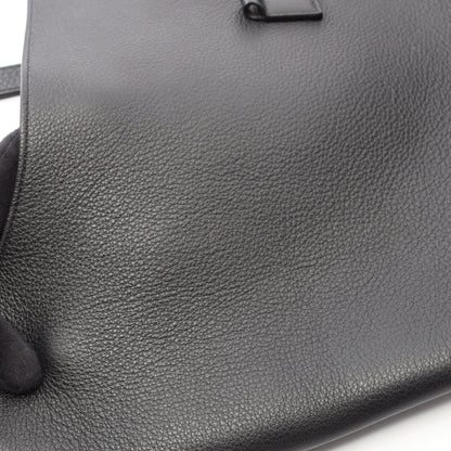 LE 5 A 7 ホーボーバッグ ワンショルダーバッグ レザー ブラック ポーチ付き サンローランパリ バッグ SAINT LAURENT PARIS