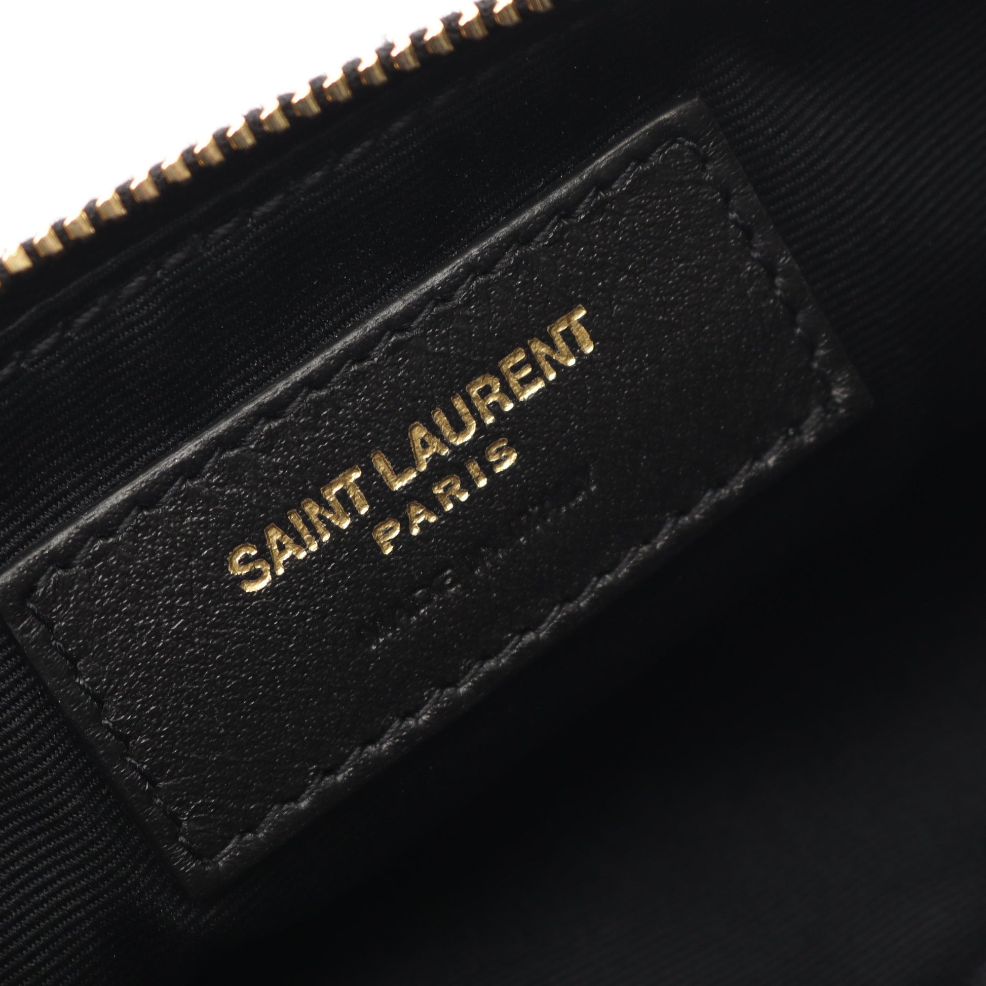 LE 5 A 7 ホーボーバッグ ワンショルダーバッグ レザー ブラック ポーチ付き サンローランパリ バッグ SAINT LAURENT PARIS