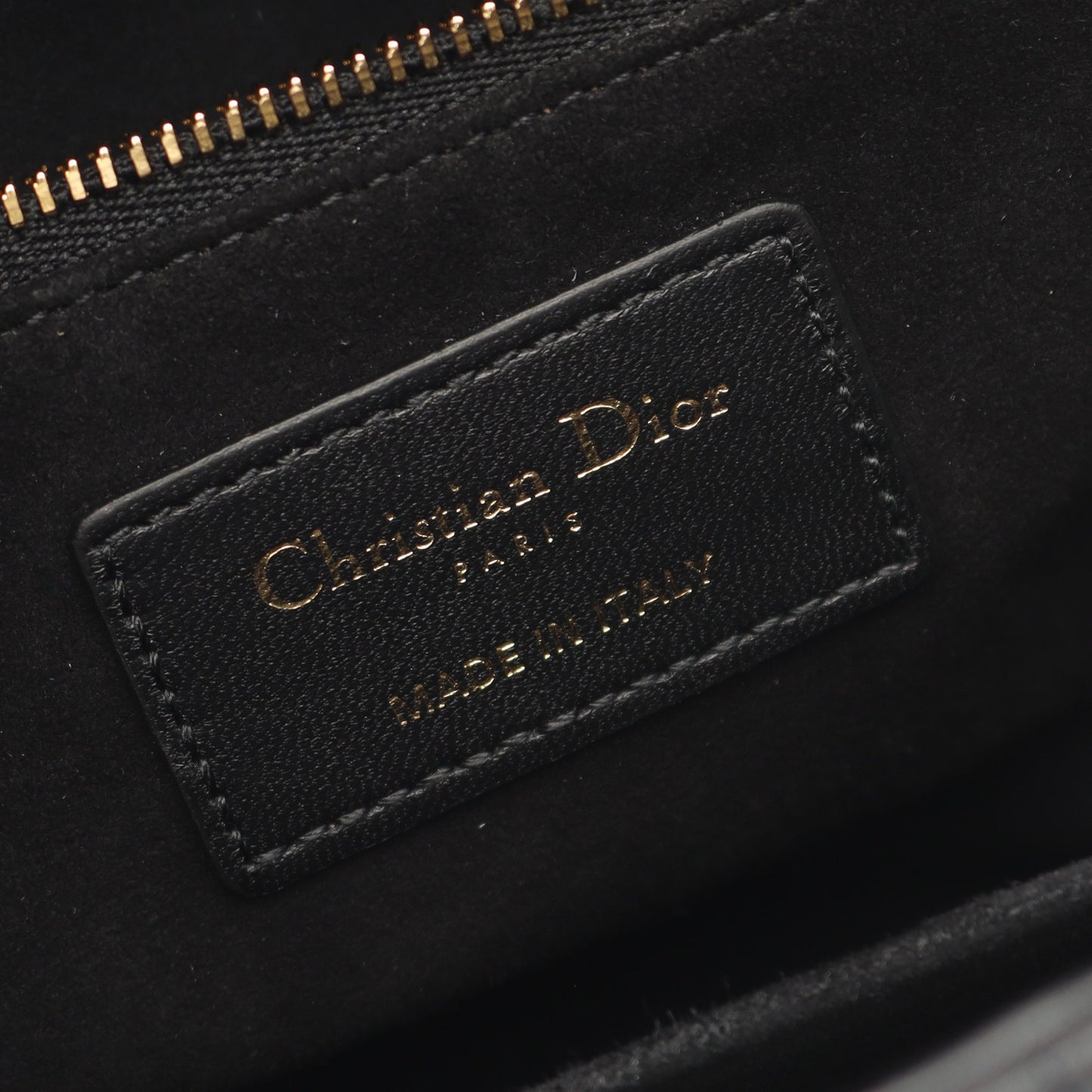LADY DIOR レディディオール カナージュ ハンドバッグ レザー ブラック 2WAY クリスチャンディオール バッグ Christian Dior
