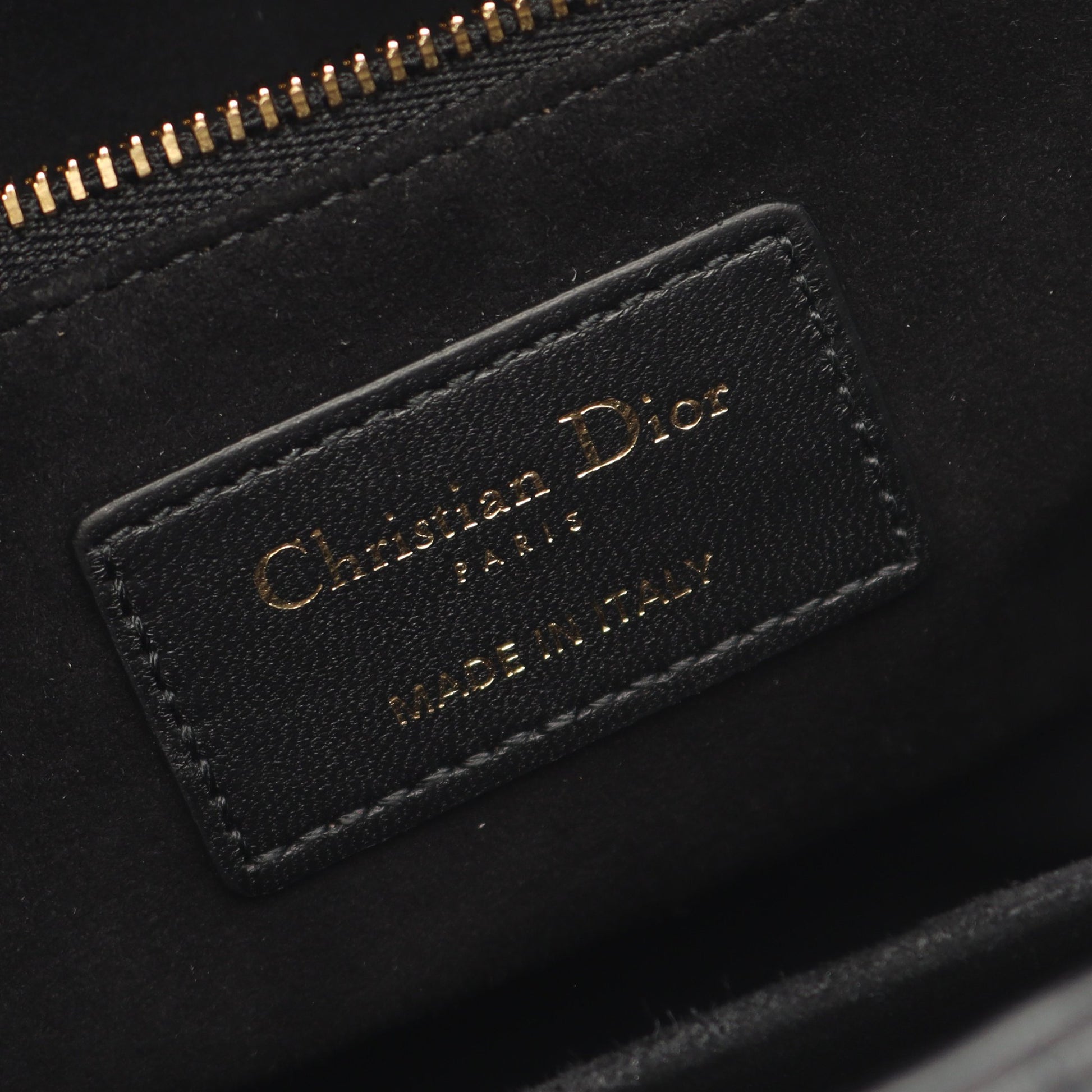 LADY DIOR レディディオール カナージュ ハンドバッグ レザー ブラック 2WAY クリスチャンディオール バッグ Christian Dior