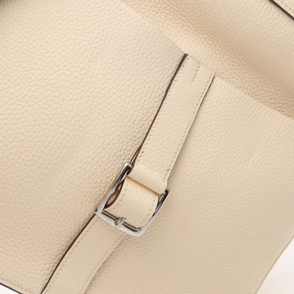 アルザン31 ナタ ハンドバッグ トリヨンクレマンス アイボリー シルバー金具 2WAY Y刻印 エルメス バッグ HERMES