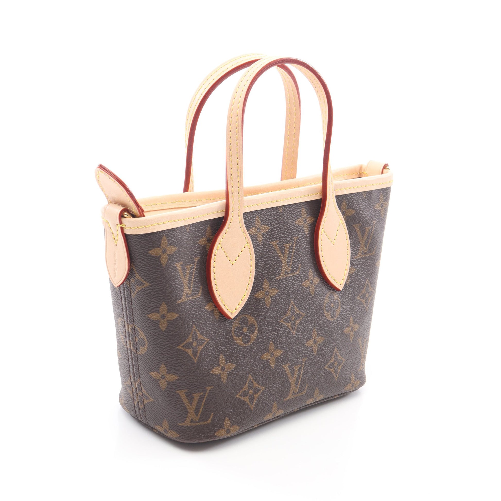 ネヴァーフルBB モノグラム ベージュ ハンドバッグ PVC レザー ブラウン 2WAY ルイヴィトン バッグ LOUIS VUITTON