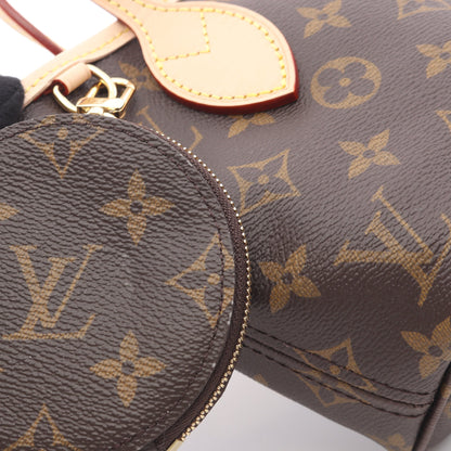ネヴァーフルBB モノグラム ベージュ ハンドバッグ PVC レザー ブラウン 2WAY ルイヴィトン バッグ LOUIS VUITTON