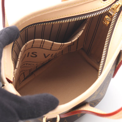 ネヴァーフルBB モノグラム ベージュ ハンドバッグ PVC レザー ブラウン 2WAY ルイヴィトン バッグ LOUIS VUITTON