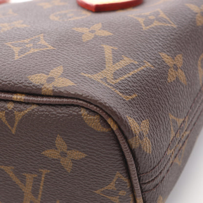 ネヴァーフルBB モノグラム ベージュ ハンドバッグ PVC レザー ブラウン 2WAY ルイヴィトン バッグ LOUIS VUITTON