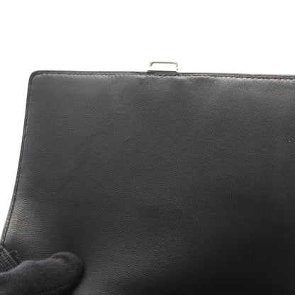 デッラ カヴァッレリア ミニ ショルダーバッグ ヴォーエプソン ブラック シルバー金具 W刻印 エルメス バッグ HERMES