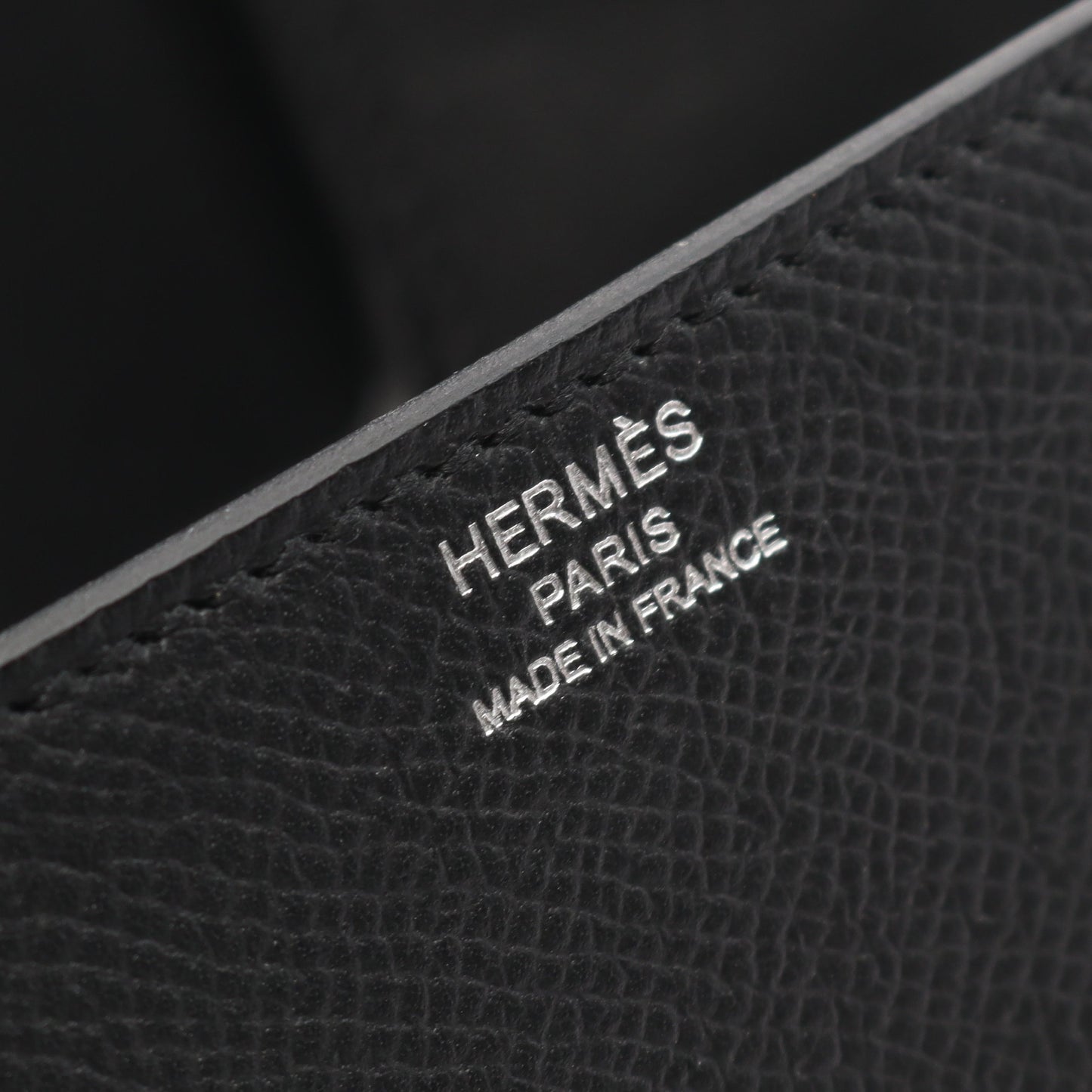 デッラ カヴァッレリア ミニ ショルダーバッグ ヴォーエプソン ブラック シルバー金具 W刻印 エルメス バッグ HERMES