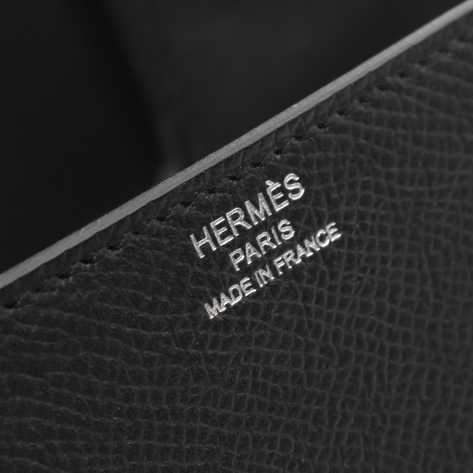 デッラ カヴァッレリア ミニ ショルダーバッグ ヴォーエプソン ブラック シルバー金具 W刻印 エルメス バッグ HERMES