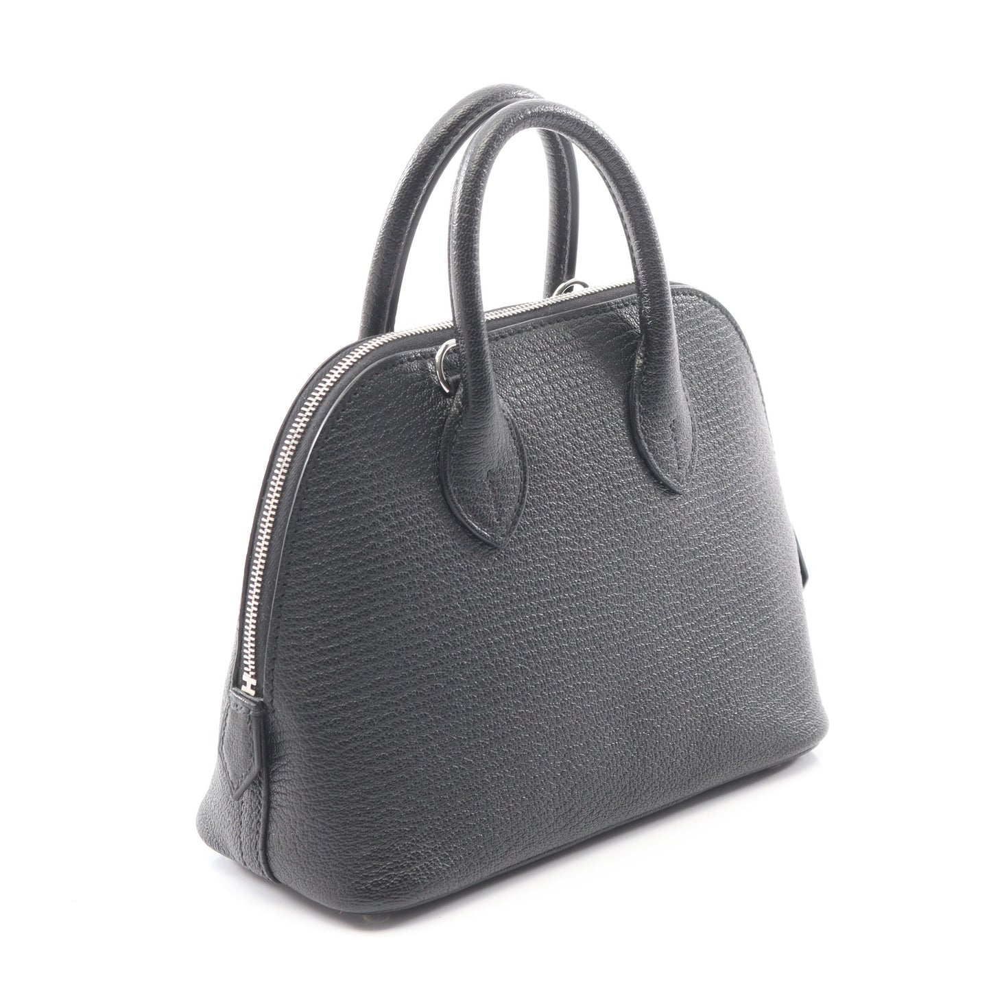 ボリード1923 ミニ ハンドバッグ シェーブル ブラック シルバー金具 2WAY K刻印 エルメス バッグ HERMES