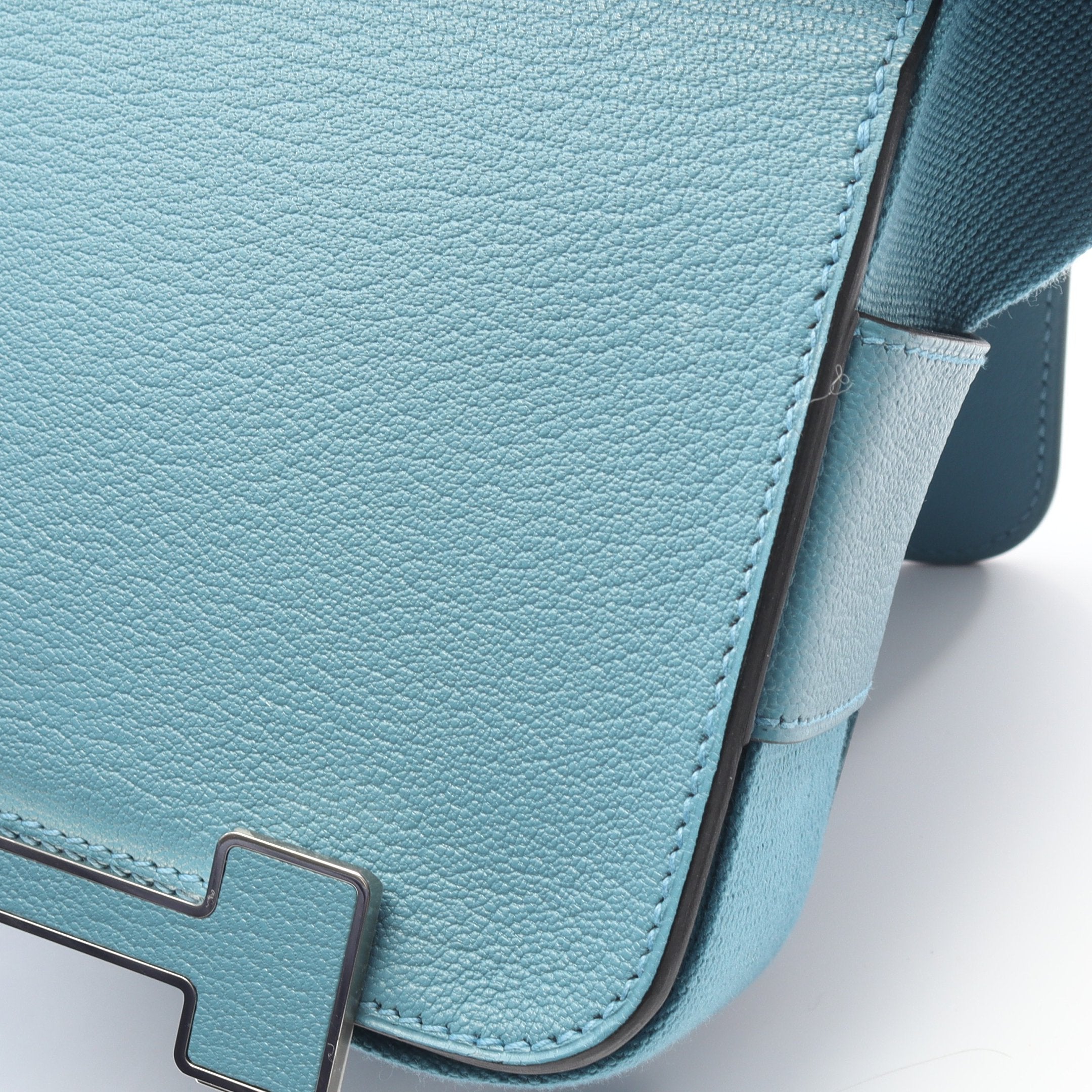 エルメス HERMES ゲタ ショルダーバッグ バッグ レザー シェーブル シェーブル レディース ブルー系 083052CK 【中古】 HERMES - エルメス HERMES ゲタ ショルダーバッグ バッグ レザー