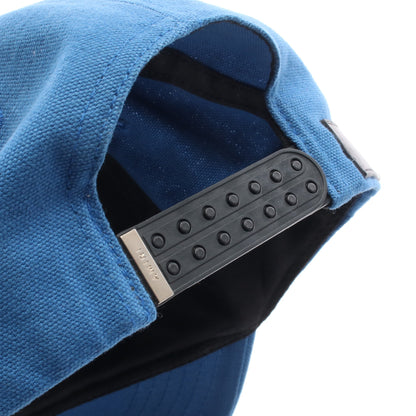 MA キャップ 刺繍 キャンバス ブルー アミリ