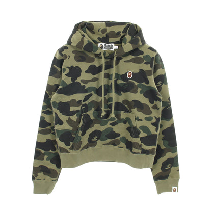 SWEAT HOODIE CAMO BAPE プルオーバーパーカー コットン カーキグリーン マルチカラー アベイシングエイプベイプ トップス A BATHING APE(BAPE)