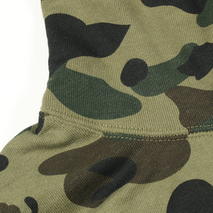 SWEAT HOODIE CAMO BAPE プルオーバーパーカー コットン カーキグリーン マルチカラー アベイシングエイプベイプ トップス A BATHING APE(BAPE)