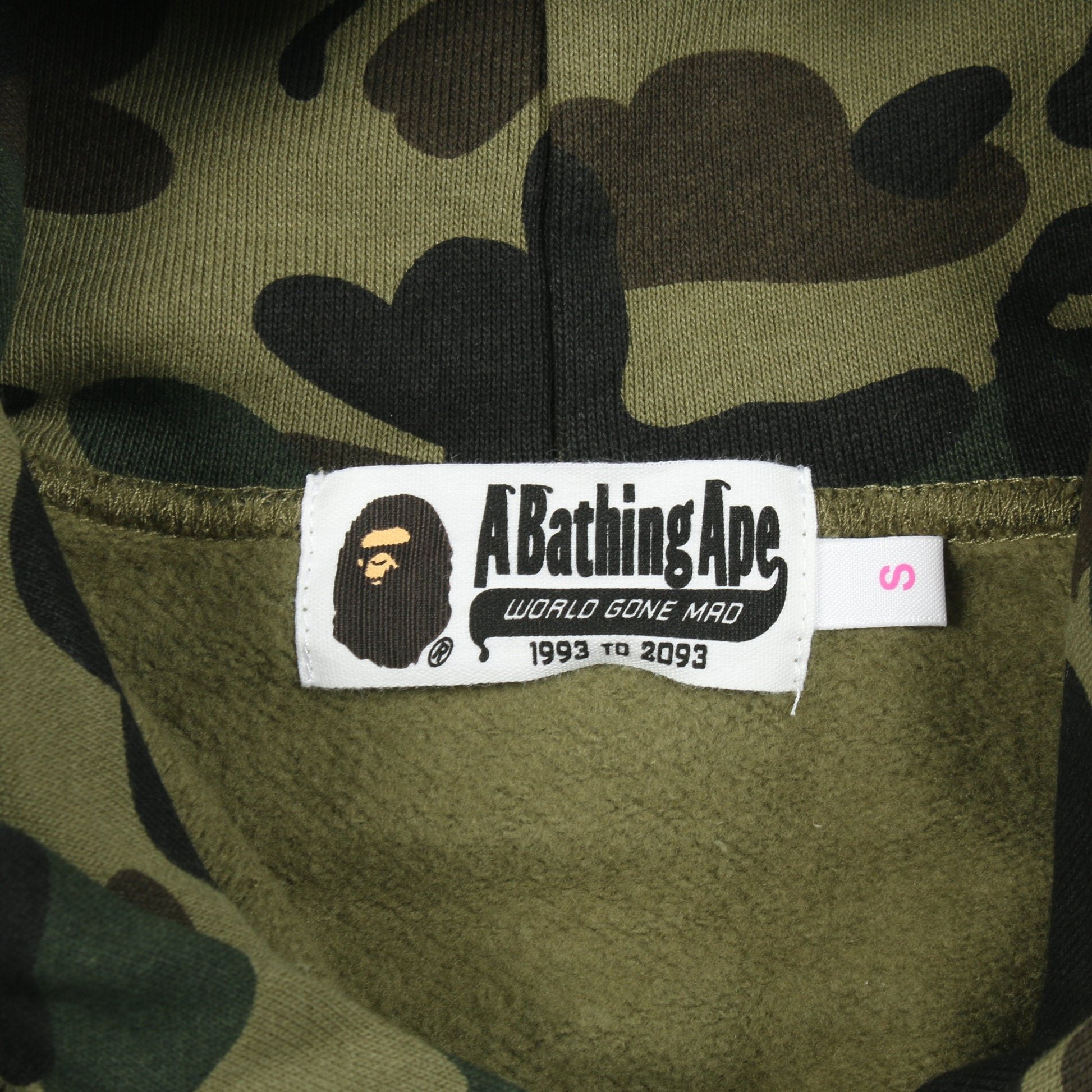 SWEAT HOODIE CAMO BAPE プルオーバーパーカー コットン カーキグリーン マルチカラー アベイシングエイプベイプ トップス A BATHING APE(BAPE)