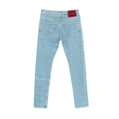 デニムパンツ コットン ライトブルー ボタンフライ グッチ ボトムス GUCCI