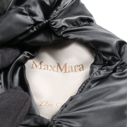 The Cube NOVEGI リバーシブル ファー切替 ロング ダウンベスト ナイロン ブラック フード付き マックスマーラ アウター Max Mara