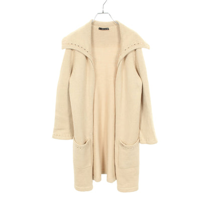 ロング カーディガン コットン ベージュ フォクシーニューヨーク トップス FOXEY NEW YORK