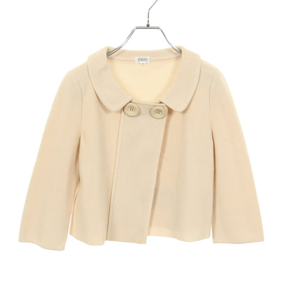 クロップド ジャケット コットン ベージュ フォクシーブティック アウター FOXEY BOUTIQUE