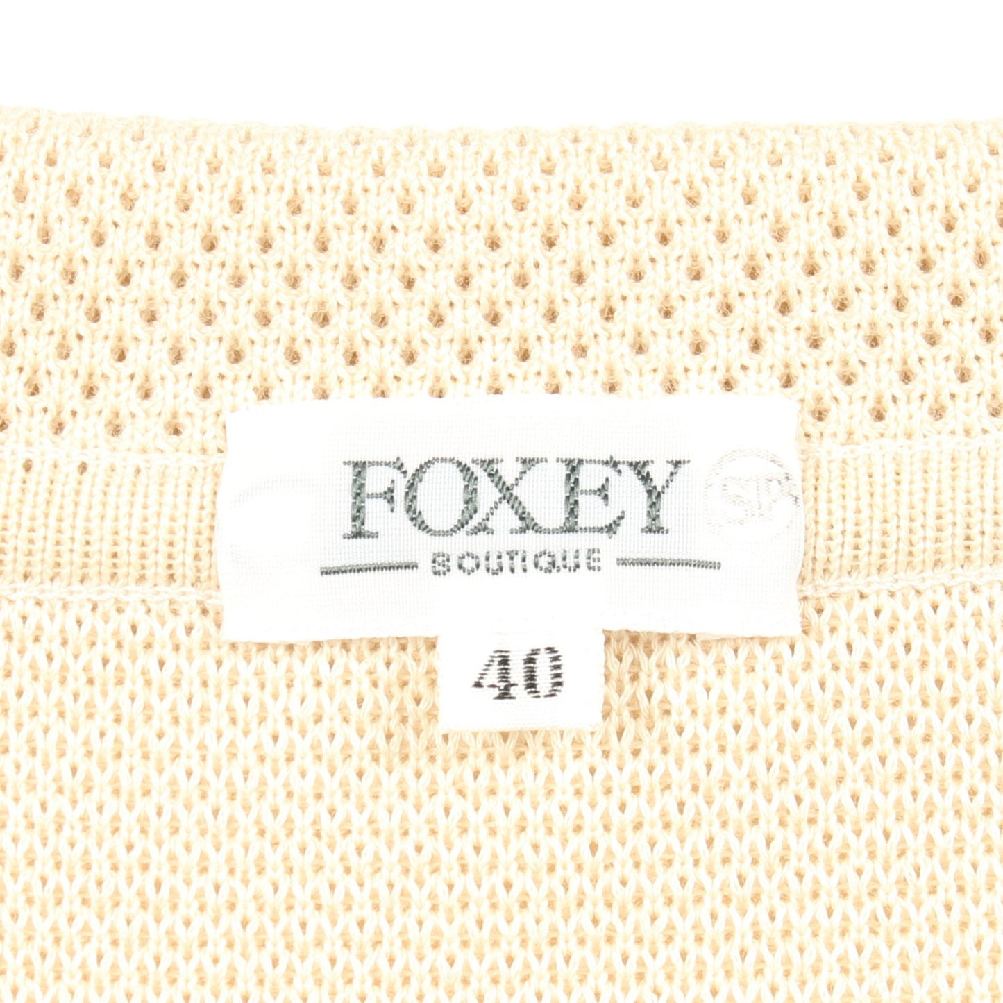 クロップド ジャケット コットン ベージュ フォクシーブティック アウター FOXEY BOUTIQUE
