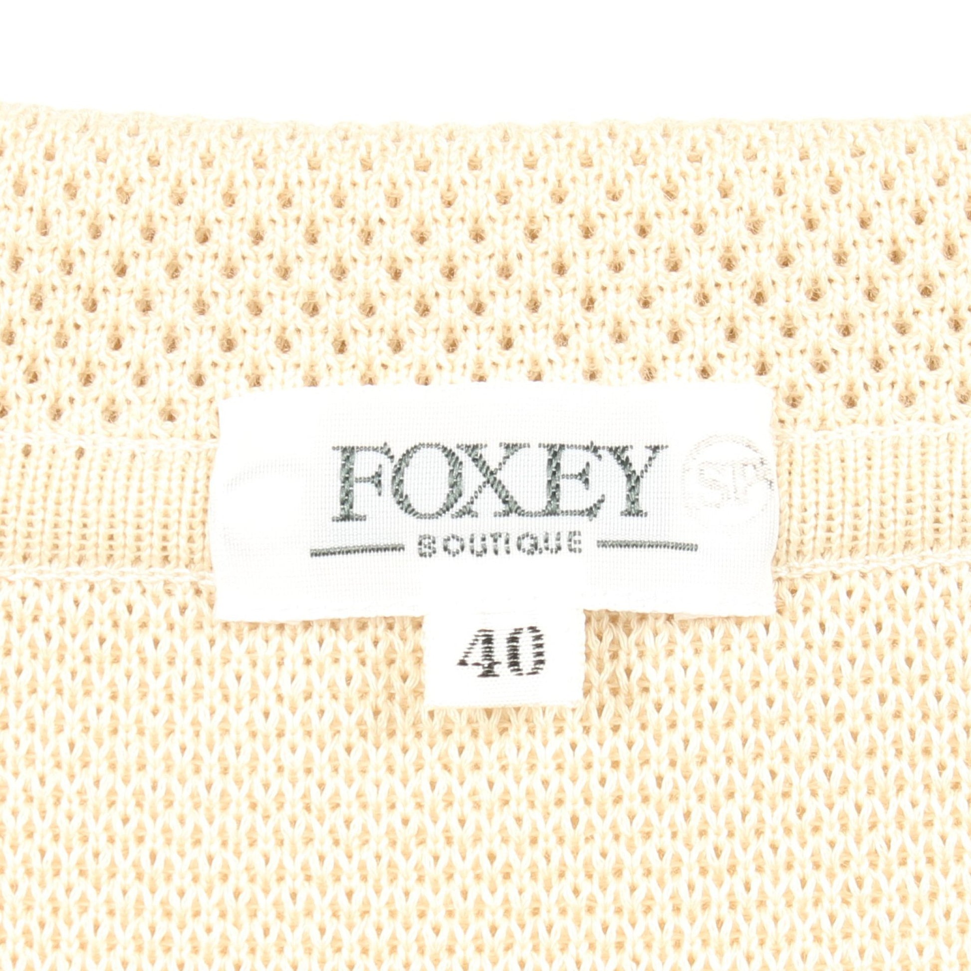 クロップド ジャケット コットン ベージュ フォクシーブティック アウター FOXEY BOUTIQUE