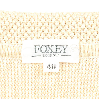 クロップド ジャケット コットン ベージュ フォクシーブティック アウター FOXEY BOUTIQUE