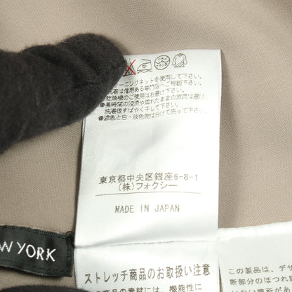 ワンピース 半袖 カーキグリーン フリル フォクシーニューヨーク ワンピース FOXEY NEW YORK