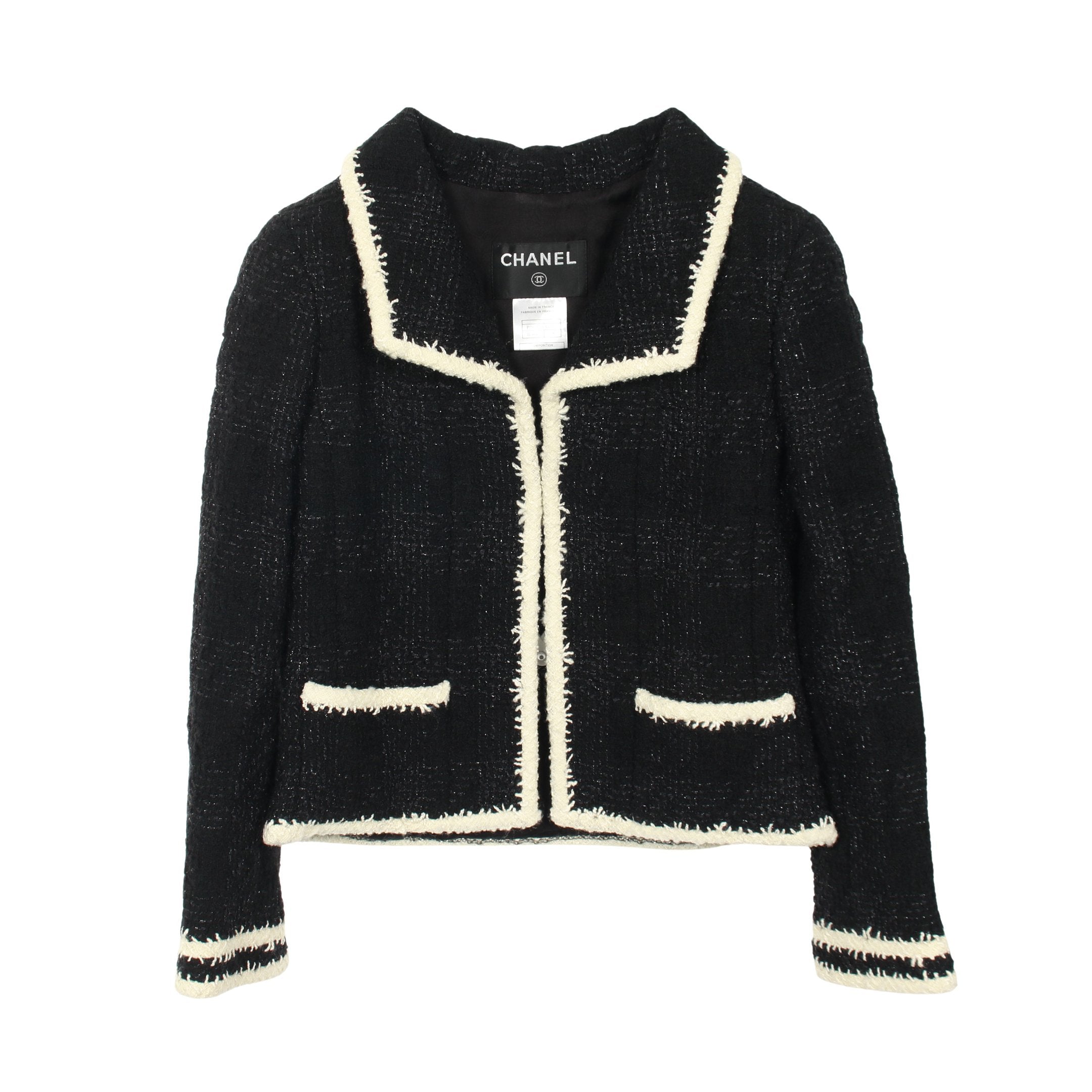 ココマーク グリポアボタン ツイード ジャケット ウール シルク モヘヤ