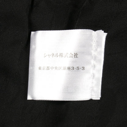 ココマークボタン ツイード ジャケット ウール ブラック マルチカラー シャネル アウター CHANEL