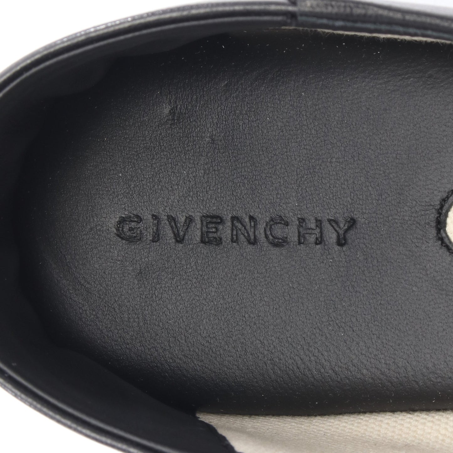 レザーラベル ローファー レザー ブラック ジバンシィ シューズ GIVENCHY