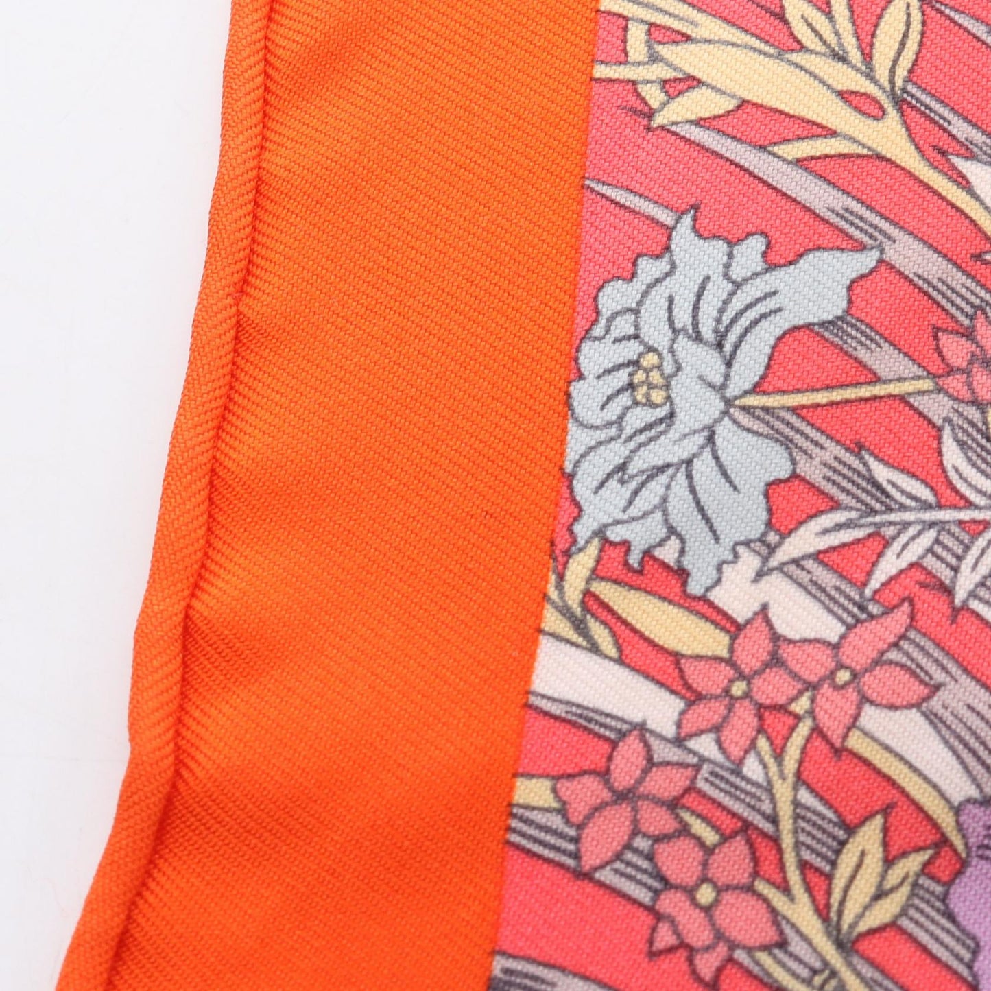 プチカレ カレ45 ガヴロッシュ Robe Legere スカーフ シルク オレンジ マルチカラー エルメス 財布・小物 HERMES