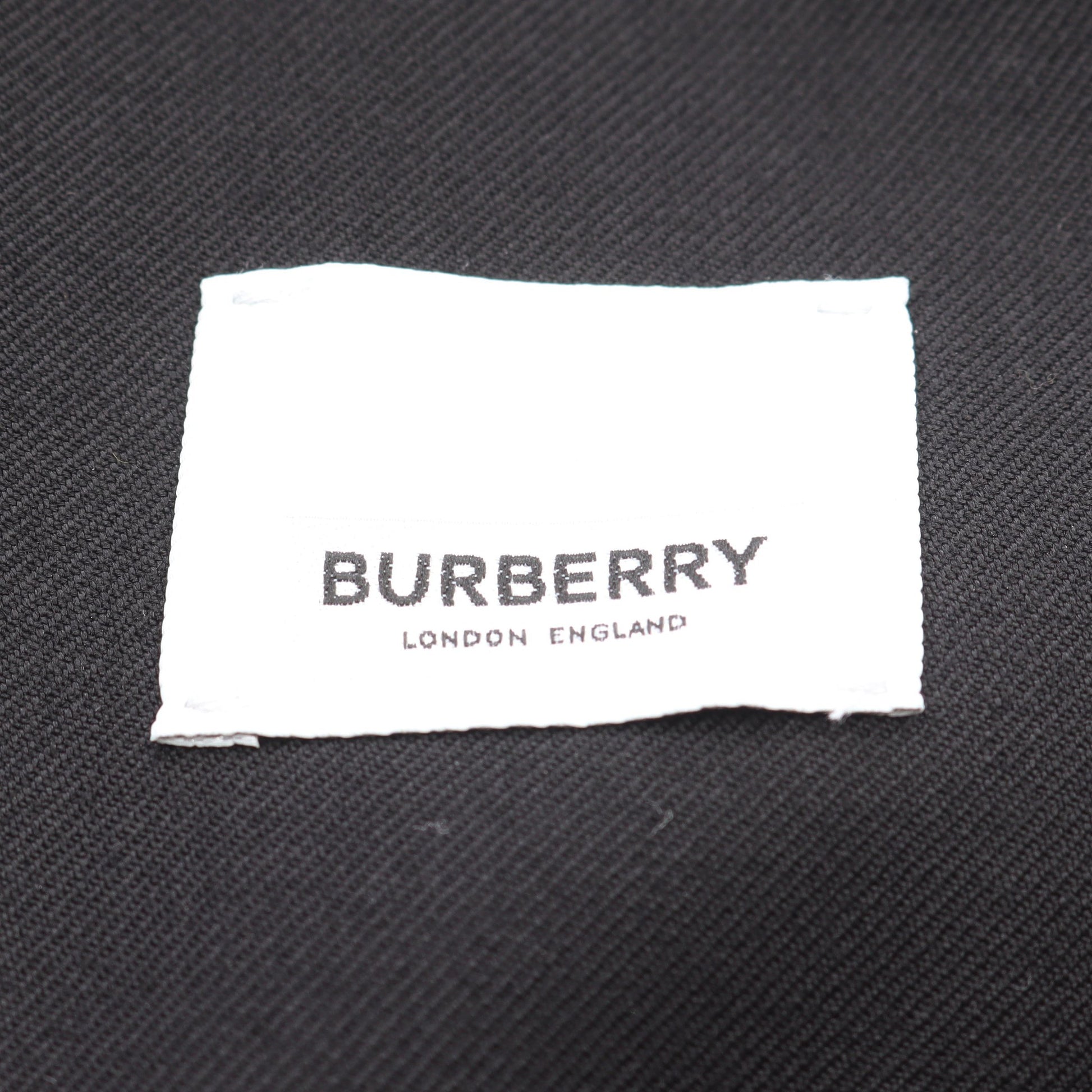 ジップアップ ブルゾン ウール ブラック バーバリー アウター BURBERRY