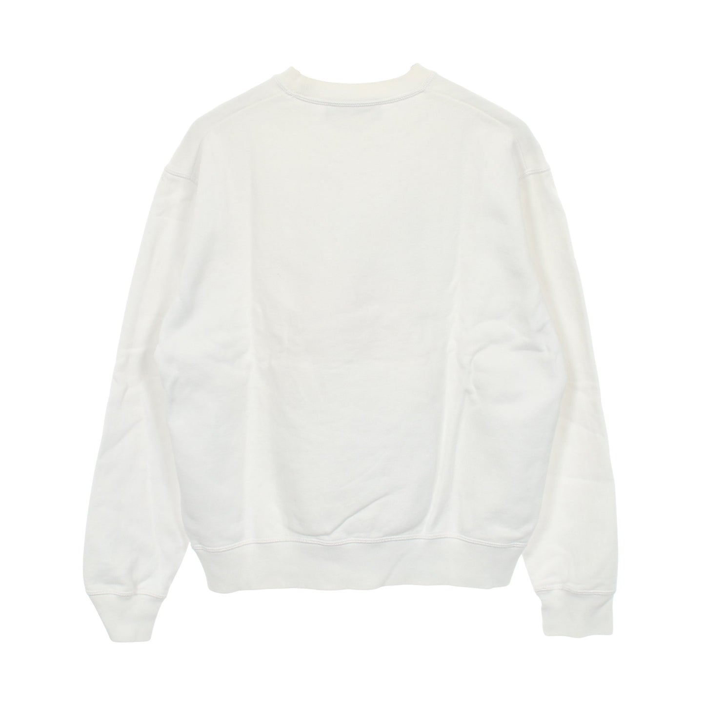 ICON スウェットシャツ クルーネック コットン ホワイト 裏起毛 ディースクエアード トップス DSQUARED2