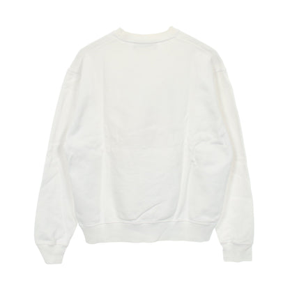 ICON スウェットシャツ クルーネック コットン ホワイト 裏起毛 ディースクエアード トップス DSQUARED2