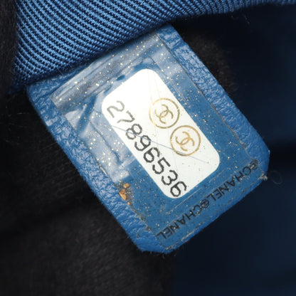 マトラッセ バックパック リュックサック ラムスキン ブルー ゴールド金具 シャネル バッグ CHANEL