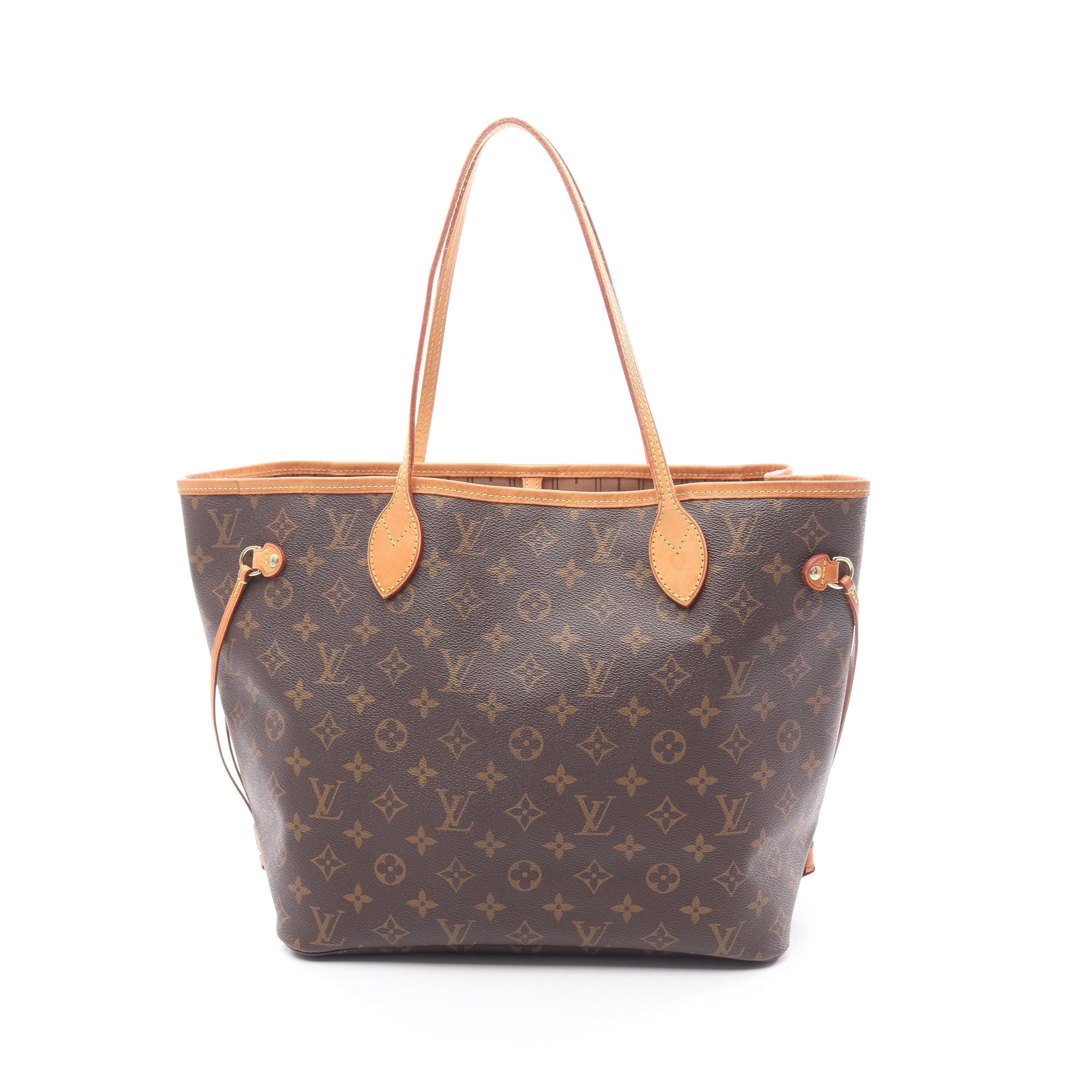 ネヴァーフルMM モノグラム ショルダーバッグ トートバッグ PVC レザー