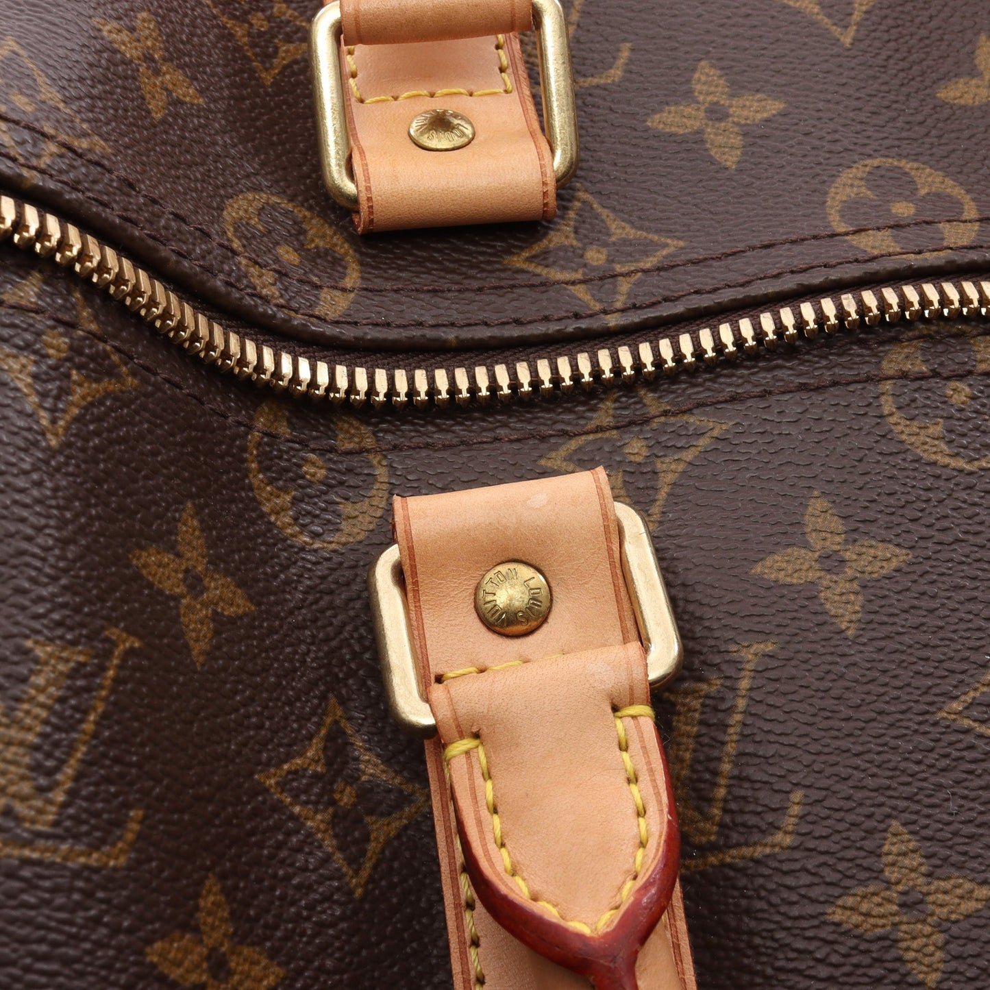 キーポル45 モノグラム ボストンバッグ PVC レザー ブラウン ルイヴィトン バッグ LOUIS VUITTON
