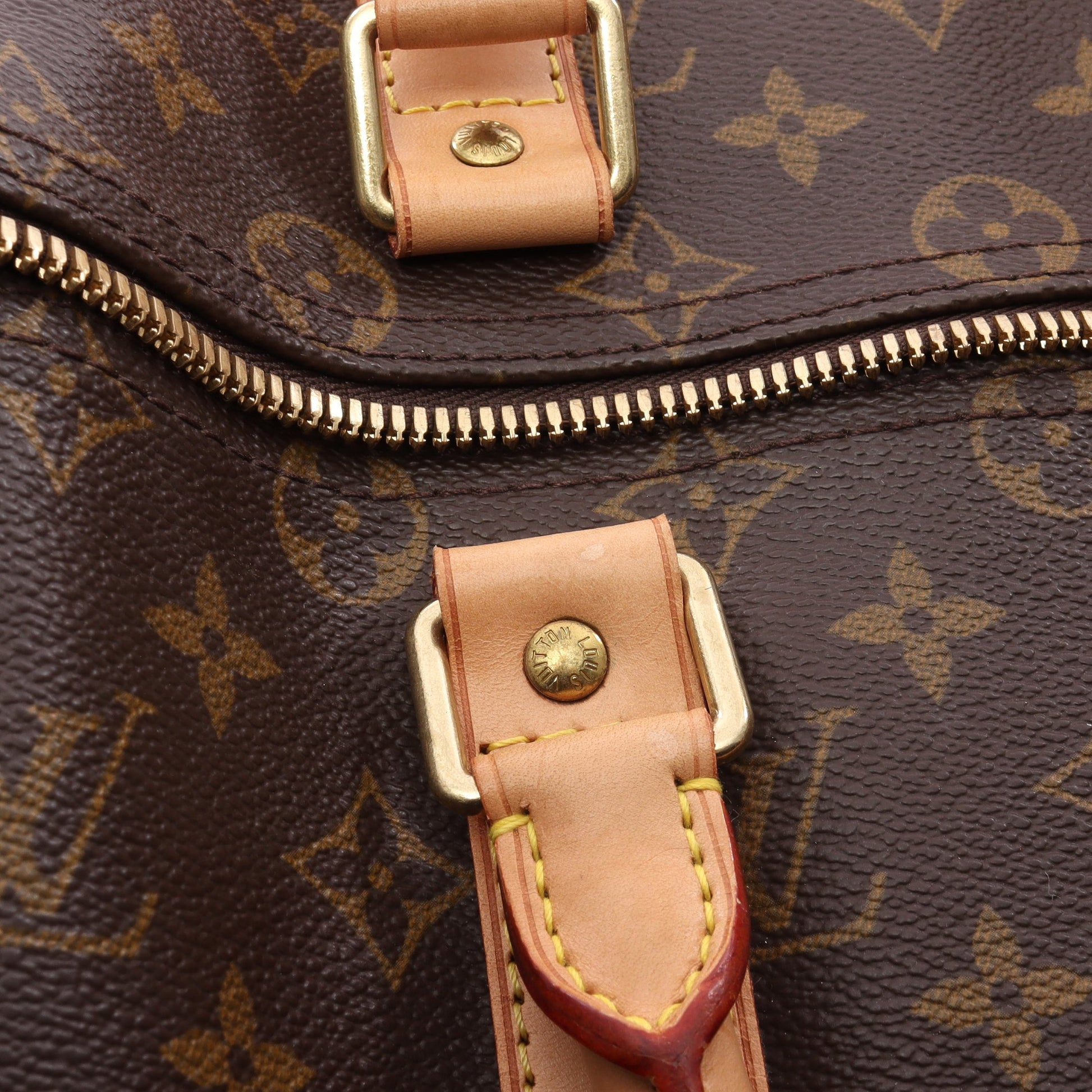 キーポル45 モノグラム ボストンバッグ PVC レザー ブラウン ルイヴィトン バッグ LOUIS VUITTON