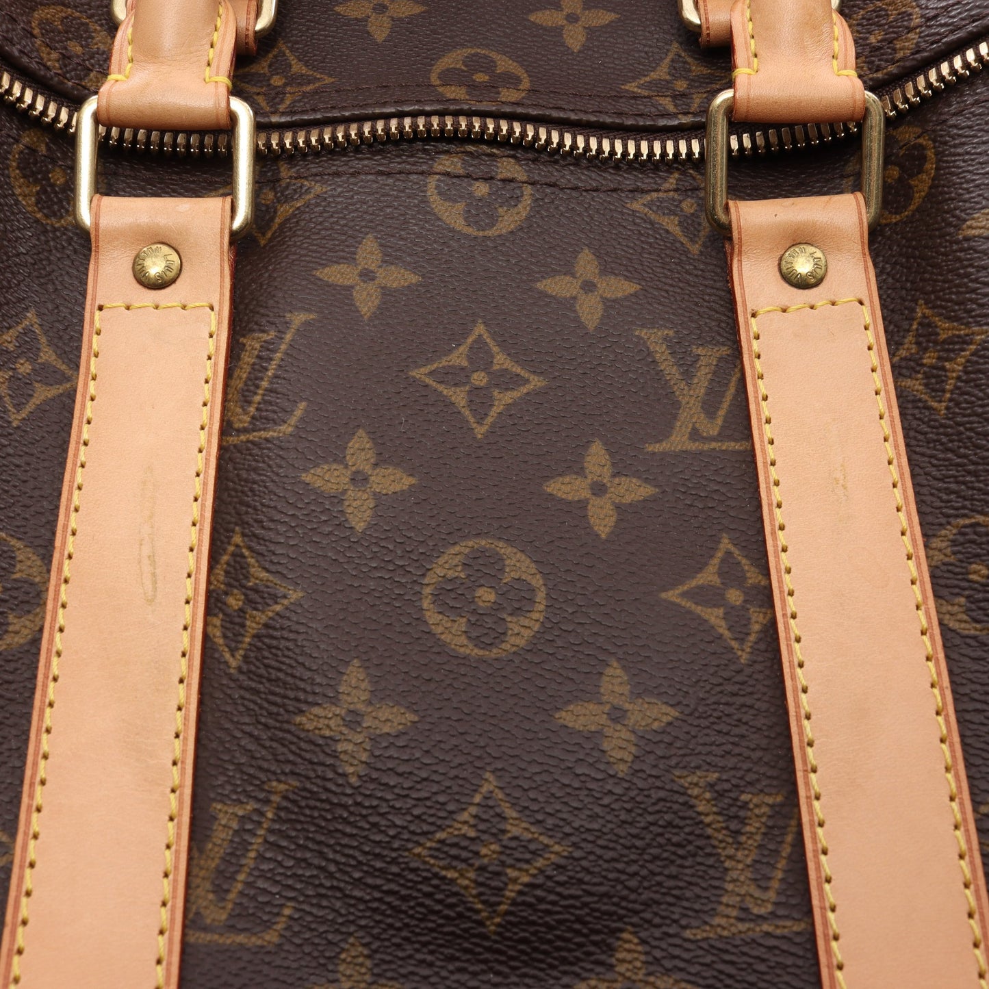 キーポル45 モノグラム ボストンバッグ PVC レザー ブラウン ルイヴィトン バッグ LOUIS VUITTON