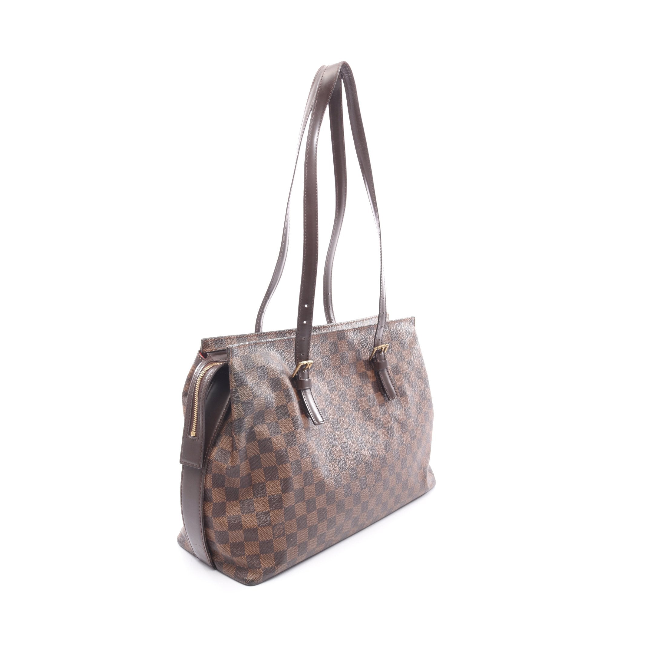 期間限定値下げ‼️ルイヴィトン チェルシー トートバッグ 購入時定価16万 チェルシー ダミエエベヌ ショルダーバッグ トートバッグ PVC レザー