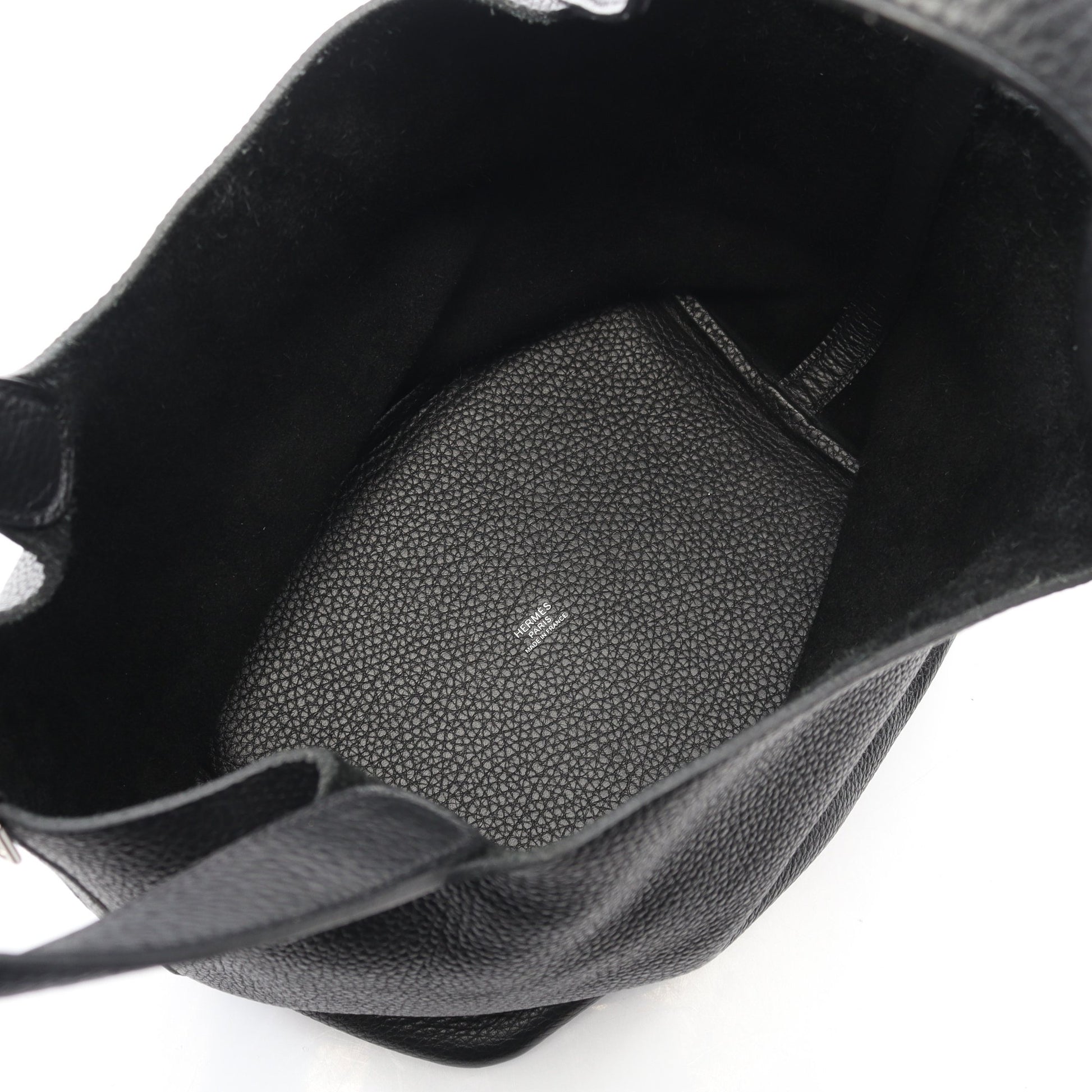ピコタンロックMM ハンドバッグ トリヨンクレマンス ブラック シルバー金具 Z刻印 エルメス バッグ HERMES