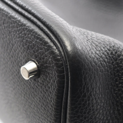 ピコタンロックMM ハンドバッグ トリヨンクレマンス ブラック シルバー金具 Z刻印 エルメス バッグ HERMES