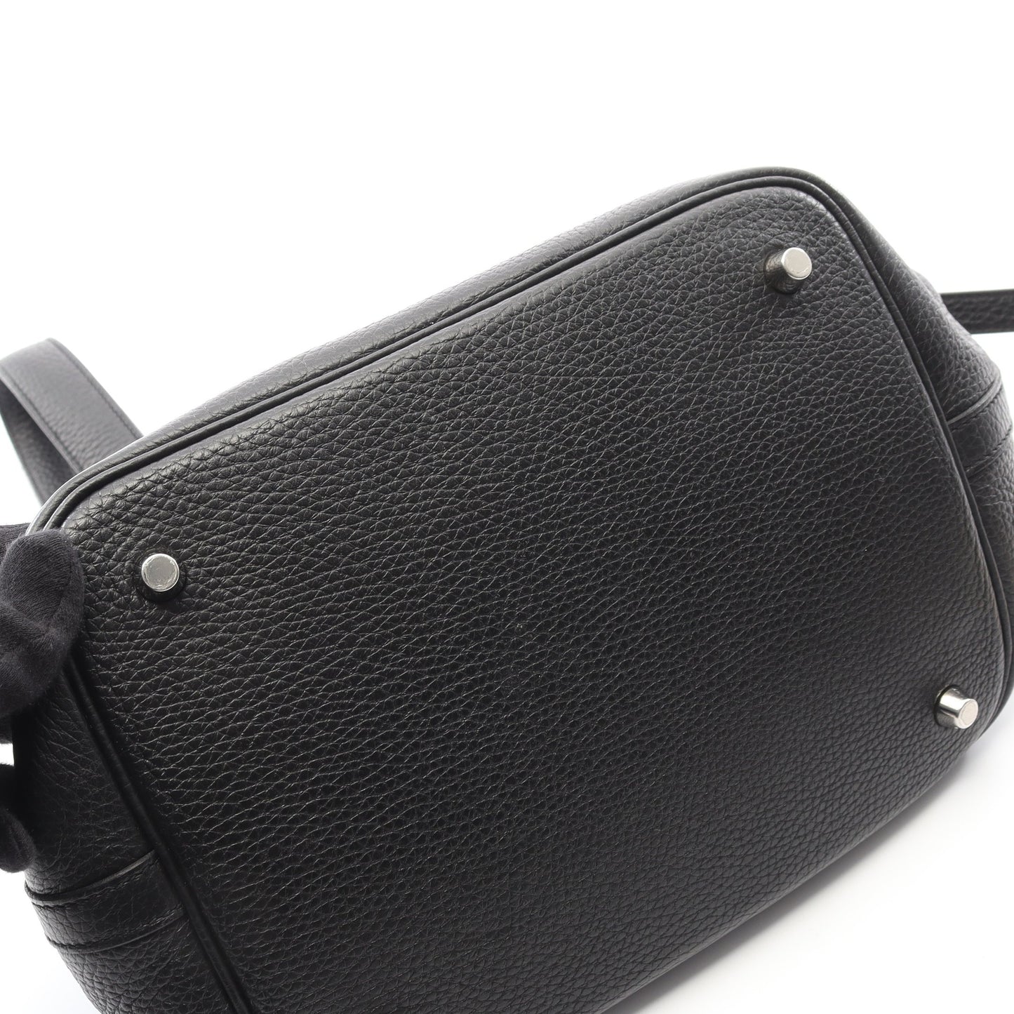 ピコタンロックMM ハンドバッグ トリヨンクレマンス ブラック シルバー金具 Z刻印 エルメス バッグ HERMES