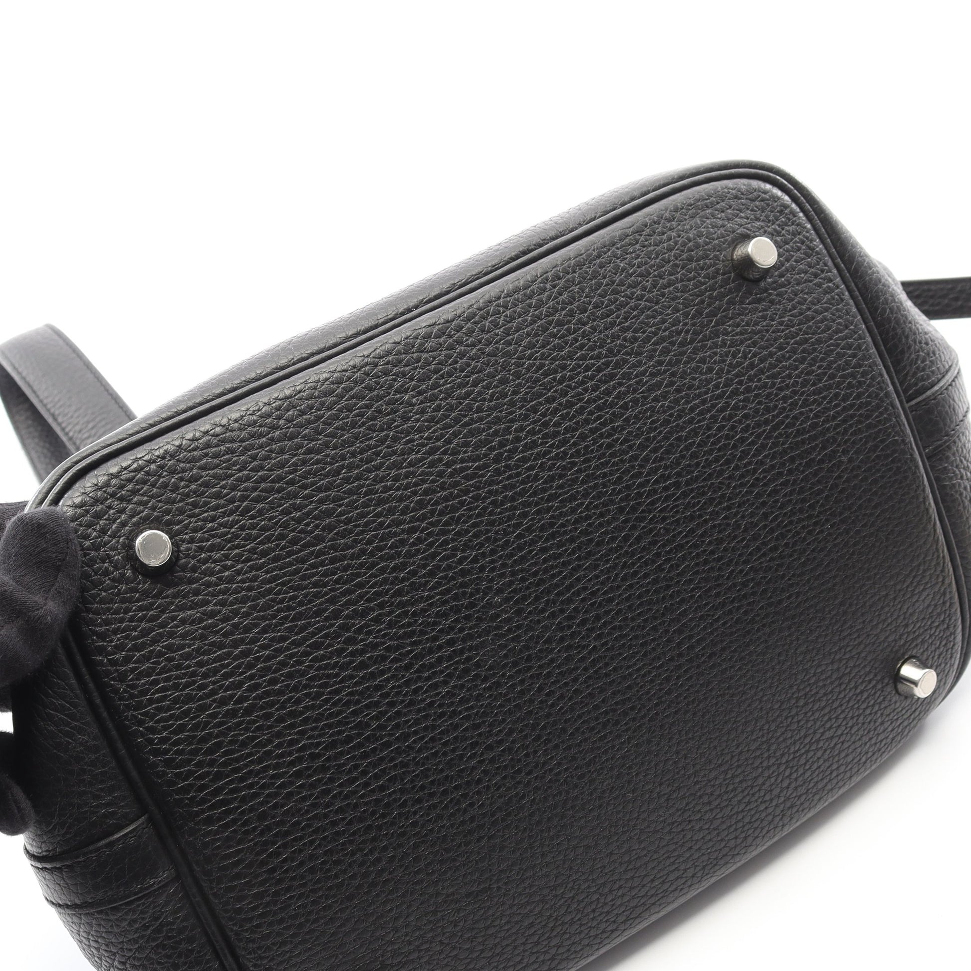 ピコタンロックMM ハンドバッグ トリヨンクレマンス ブラック シルバー金具 Z刻印 エルメス バッグ HERMES