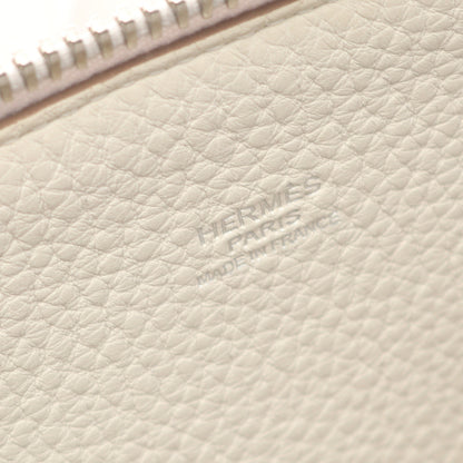 ボリード アドス グリスペール ハンドバッグ トゴ ホワイト シルバー金具 2WAY B刻印 エルメス バッグ HERMES