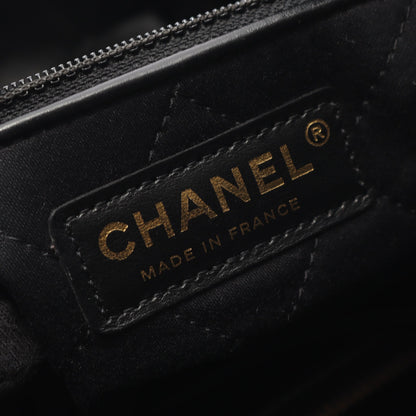 マトラッセ シャネル22 スモール チェーンショルダーバッグ レザー ブラック ゴールド金具 シャネル バッグ CHANEL