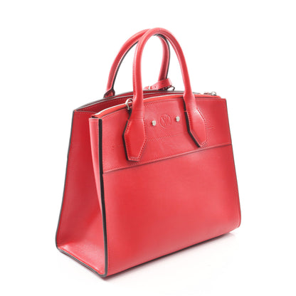 シティスティーマーPM ルージュ ハンドバッグ レザー レッド 2WAY ルイヴィトン バッグ LOUIS VUITTON