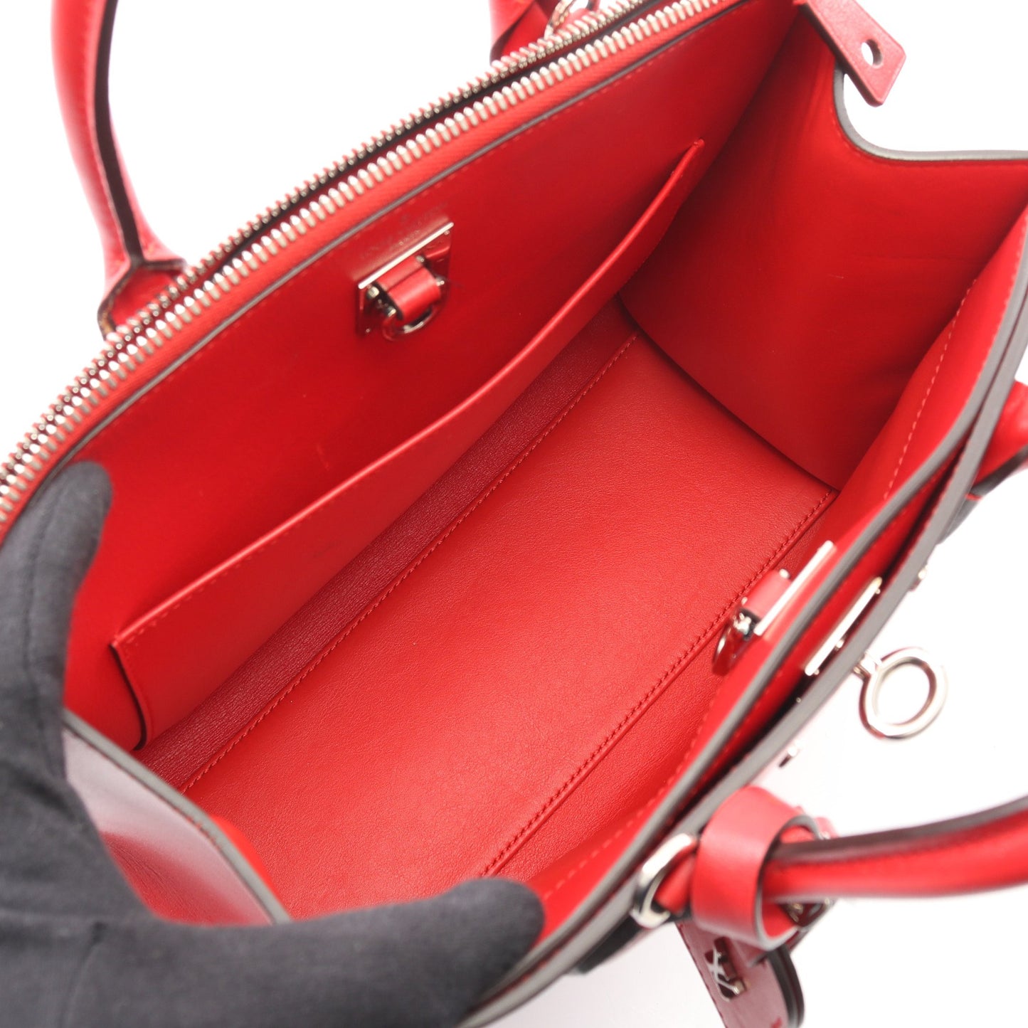 シティスティーマーPM ルージュ ハンドバッグ レザー レッド 2WAY ルイヴィトン バッグ LOUIS VUITTON