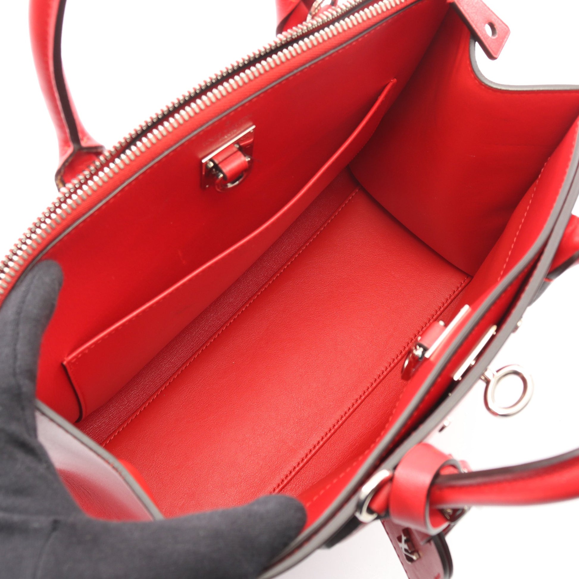 シティスティーマーPM ルージュ ハンドバッグ レザー レッド 2WAY ルイヴィトン バッグ LOUIS VUITTON